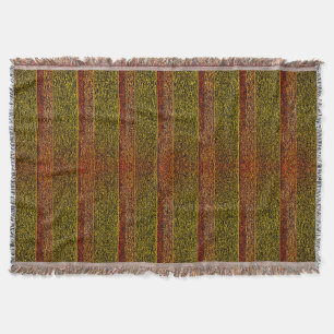 Rough embossed and shaded stripes throw blanket