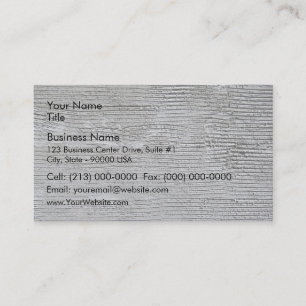 Rough grey concrete wall texture with relief lines business card