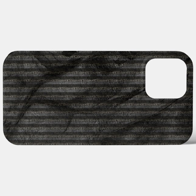 Rough grey stripes over stained abstract drawing t Case-Mate iPhone case (Back (Horizontal))