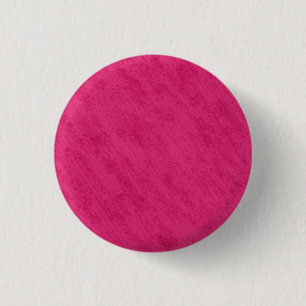 Rough Grungy Velvet Texture: Bright Hot Pink 1 Inch Round Button