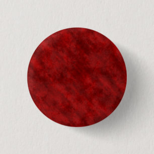 Rough Grungy Velvet Texture: Deep Blood Red 1 Inch Round Button