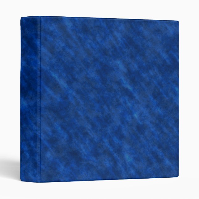 Rough Grungy Velvet Texture: Majestic Royal Blue Binder (Front/Spine)
