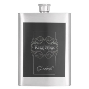 Rough Magic Personalized Hip Flask