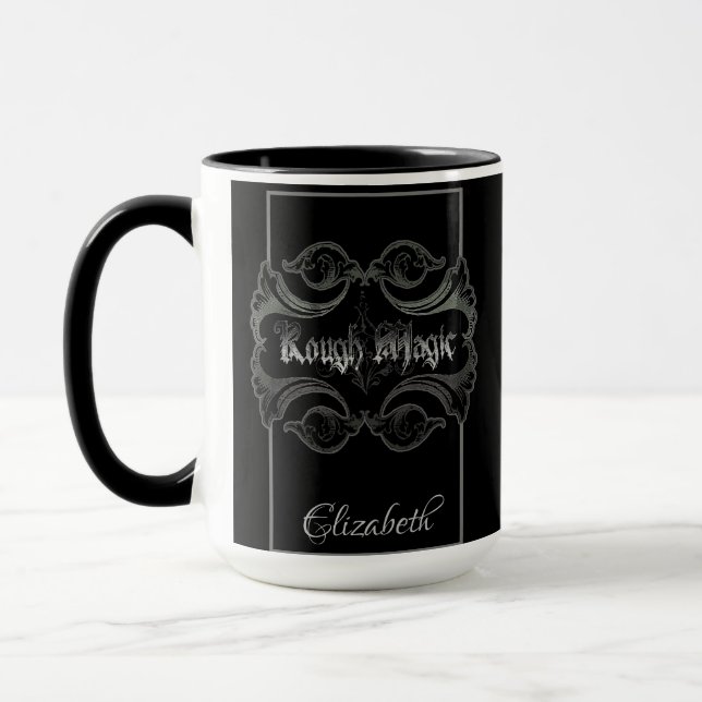 Rough Magic Personalized  Mug (Left)
