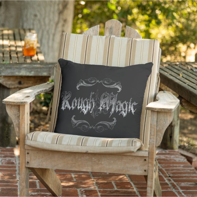 Rough Magic Throw Pillow (Chair)