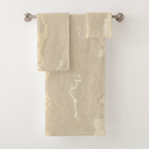Rough Marble Bath Towel Set