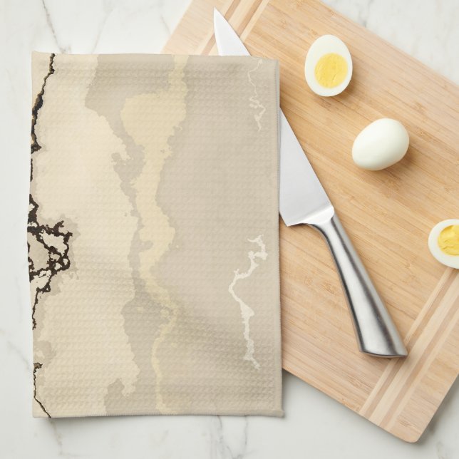 Rough Marble Kitchen Towel (Quarter Fold)