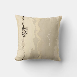 Rough Marble Throw Pillow