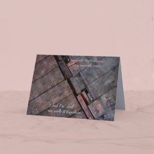 Rough Path Anniversary  Card