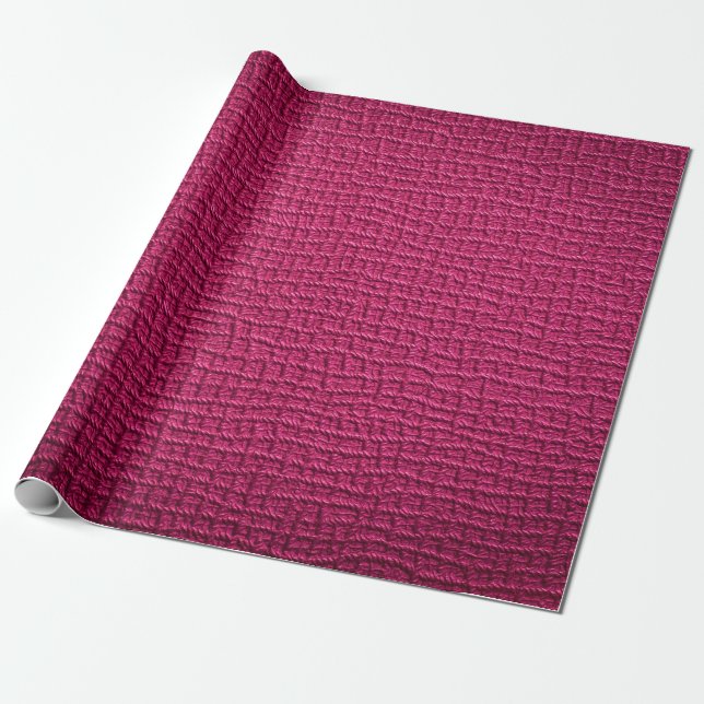 Rough pink leather wrapping paper (Unrolled)