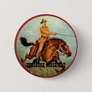 Rough Rider - Button