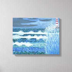 Rough Sea canvas Print