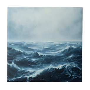 Rough Seas Ocean Waves Tile