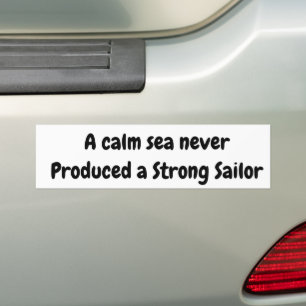 ROUGH SEA'S STRONG SAILOR BUMPER STICKER