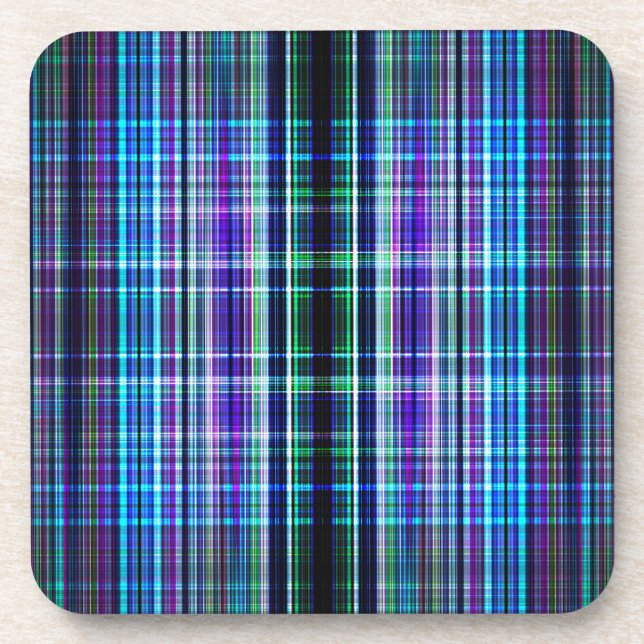 Rough stripes pattern coaster (Front)