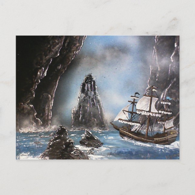 Rough Waters Postcard (Front)