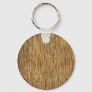 Rough Wood Grain Background in Natural Colour Keychain