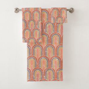 Roughed up Rainbows  Bath Towel Set