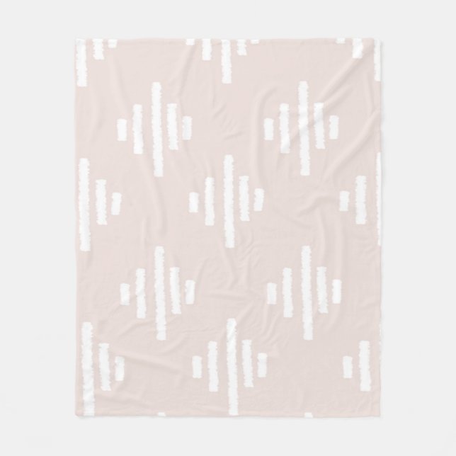 Rougissent la couverture rose d'Ikat (Devant)