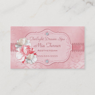 Rougissent le carte de visite de Rose
