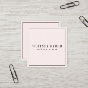 Rougissent les cartes de visite modernes roses