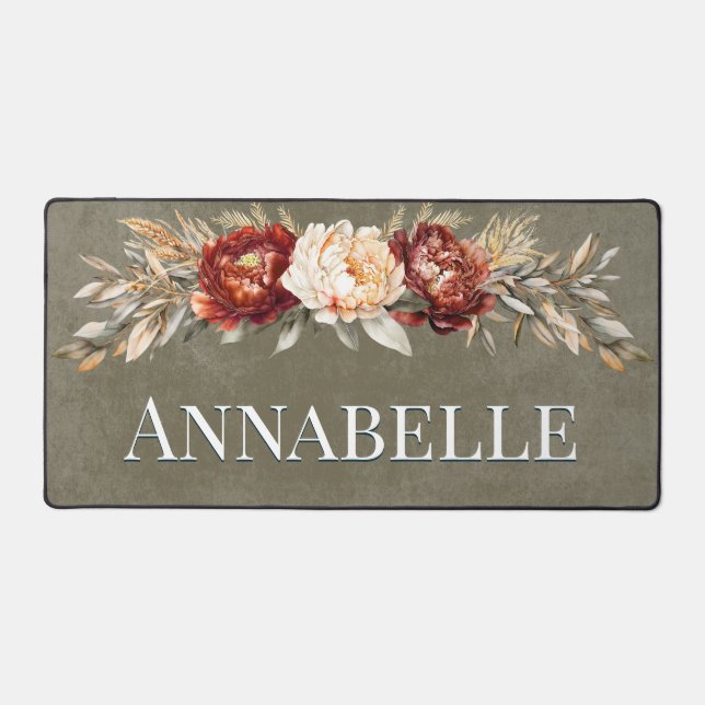 Rouille Rustique & Crème Florale Sage Vert (Recto)