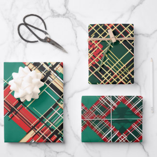 Rouleaux en papier à envelopper de Noël de Noël
