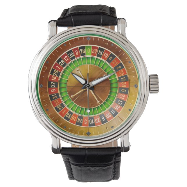 Roulette 1 Watch & Numeral Options (Front)