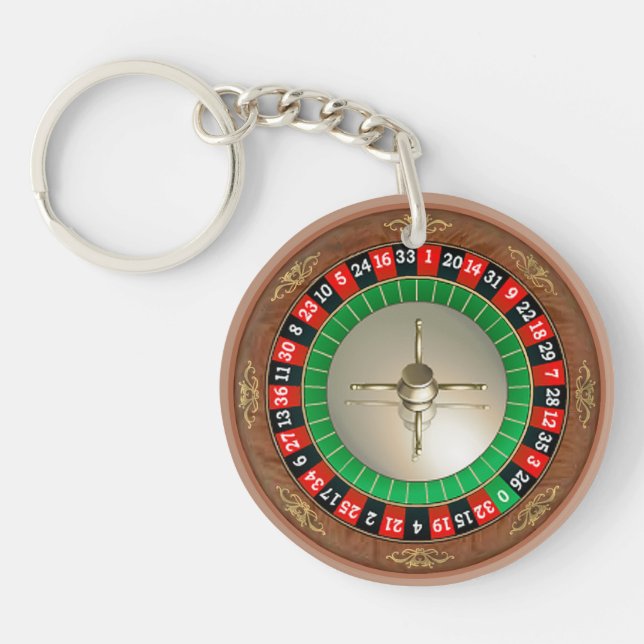 Roulette Acrylic Key Chain (Front)