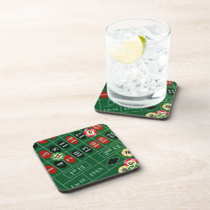 Roulette Cork Coasters