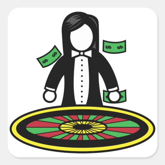 Roulette Dealer Stickers (Front)