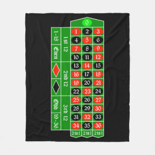 Roulette Fleece Blanket