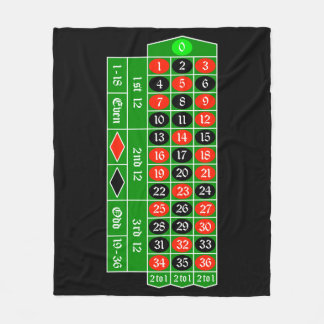 Roulette Fleece Blanket