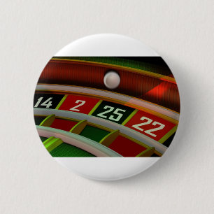 Roulette Rulet Casino Game 2 Inch Round Button