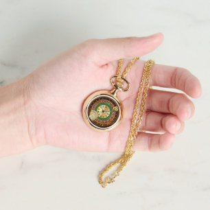 roulette table watch necklace