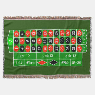 Roulette Throw Blanket