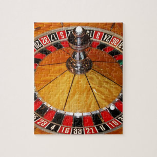 Roulette wheel casino games jigsaw puzzle