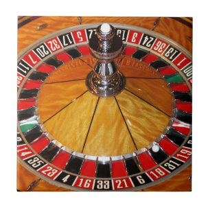 Roulette wheel casino games tile