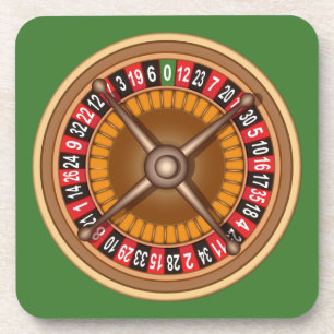 Roulette Wheel custom coasters
