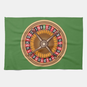 Roulette Wheel custom hand towels