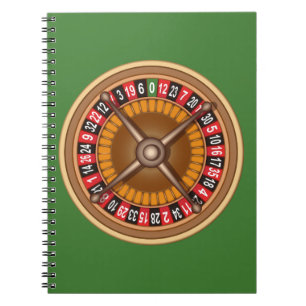 Roulette Wheel custom notebook