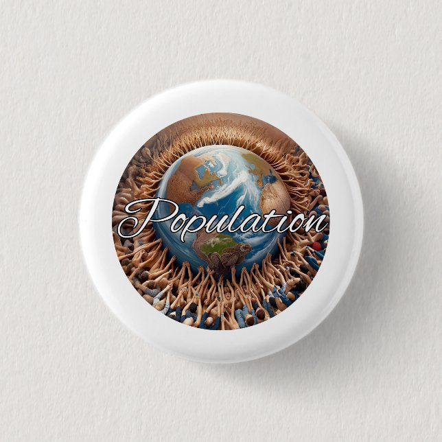 Round, 1.25 inch 1 inch round button (Front)