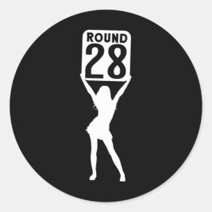 Round 28  classic round sticker