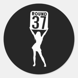 Round 37  classic round sticker