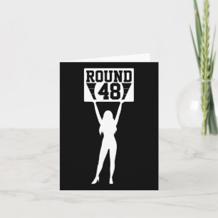 Round 48 Years Old Boxer Bday 48th Birthday Boxing Card