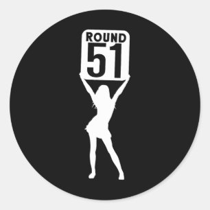 Round 51 classic round sticker