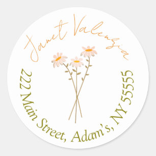 Round address labels