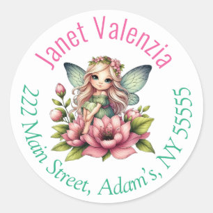 Round address labels