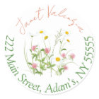 Round address labels