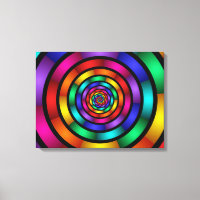 Round and Psychedelic Colourful Modern Fractal Art
